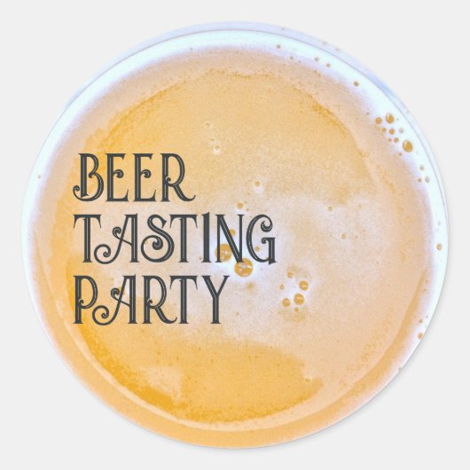 Bierproeverijfeest Ronde Sticker (Voorkant)
