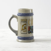 Bierpul 22 oz – GOLD Abstracte Kunst van GGAST (Links)