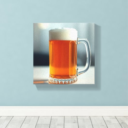 Bierpul Canvas Afdruk (Insitu (Houten vloer))
