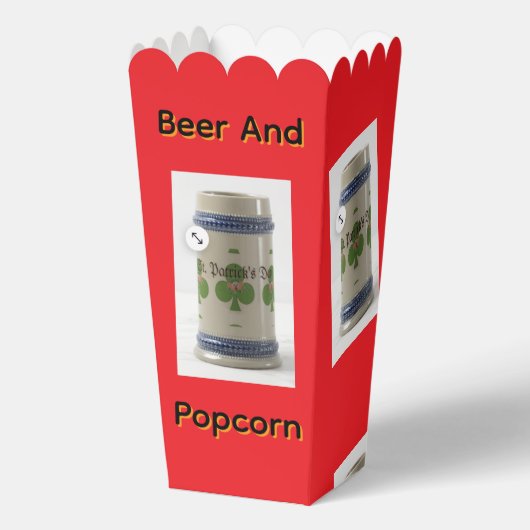 Bierpul En Popcorn Bedankdoosjes (Voorkant)