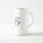 Bierpul met eigen naam voor thuisbrouwer (Voorkant rechts)