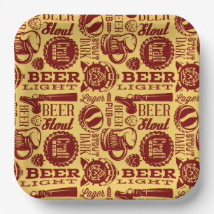 Bierpul Papieren Borden, Brouwerij Verjaardagsfees Bordje
