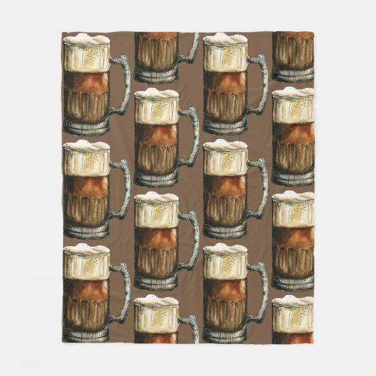 Bierpul Patronen Fleece Deken (Voorkant)