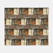 Bierpul Patronen Fleece Deken (Voorkant (Horizontaal))