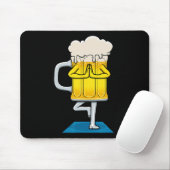 Bierpul Yoga Doend Muismat (Met muis)