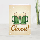 Bierpullen Feestkaart Kaart (Voorkant)