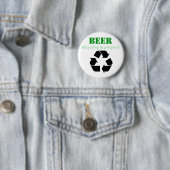 Bierrecycling in procesknop ronde button 5,7 cm (In situ)