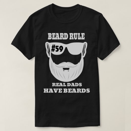 Bierregel 59 Real Dads heeft 1 T-shirt (Design voorkant)
