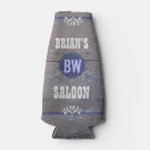 Biersalon  Home Bar Rustiek Hout Flesjeskoeler (Voorkant)