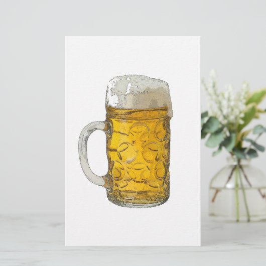 bierschrijfwaren briefpapier (Staand voorkant)