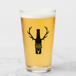 Bierseizoen Funny Beer Humor Glas
