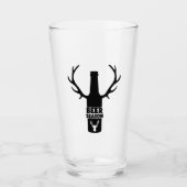 Bierseizoen Funny Beer Humor Glas (Voorkant)