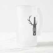Bierseizoen Funny Beer Humor Matglas Bierpul (Voorkant rechts)