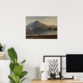 Bierstadt - Aan de Hudson Poster (Thuiskantoor)