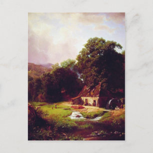 Bierstadt Albert De Oude Molen Briefkaart