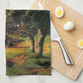 Bierstadt Albert, Een Landelijke Molen Theedoek (Quarter Fold)