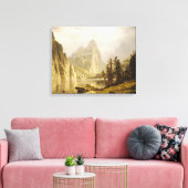 Bierstadt Albert Merced, de Yosemite-vallei Canvas Afdruk (Insitu (Woonkamer))