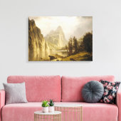 Bierstadt Albert Merced, de Yosemite-vallei Canvas Afdruk (Insitu (Woonkamer))