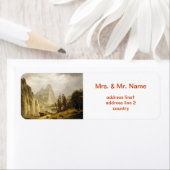 Bierstadt Albert Merced, de Yosemite-vallei Etiket (Insitu)