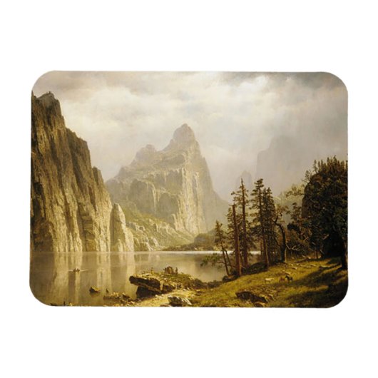 Bierstadt Albert Merced, de Yosemite-vallei Magneet (Horizontaal)