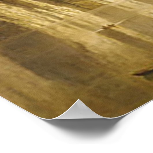 Bierstadt Albert Merced, de Yosemite-vallei Poster (Hoek)