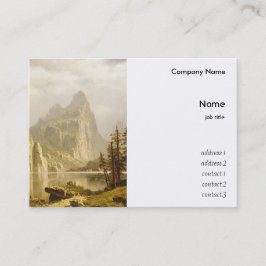 Bierstadt Albert Merced, de Yosemite-vallei Visitekaartje
