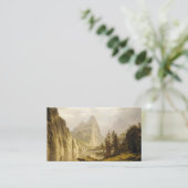 Bierstadt Albert Merced, de Yosemite-vallei Visitekaartje (Staand voorkant)