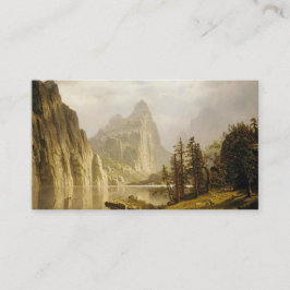 Bierstadt Albert Merced, de Yosemite-vallei Visitekaartje