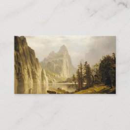 Bierstadt Albert Merced, de Yosemite-vallei Visitekaartje
