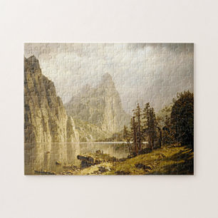 Bierstadt Albert Merced Rivier Yosemite Vallei Legpuzzel
