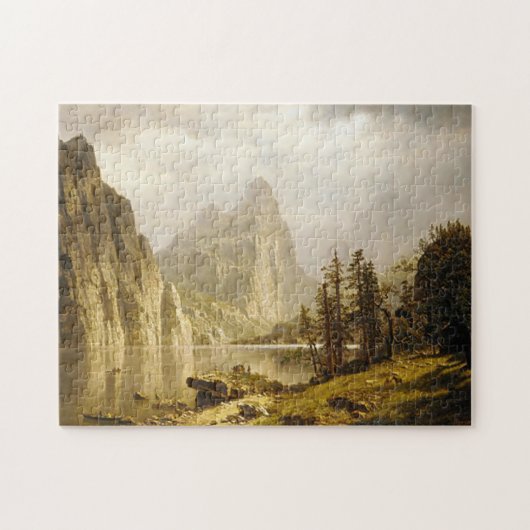 Bierstadt Albert Merced Rivier Yosemite Vallei Legpuzzel (Horizontaal)