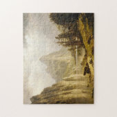 Bierstadt Albert Merced Rivier Yosemite Vallei Legpuzzel (Verticaal)