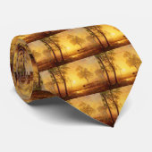 Bierstadt Albert Sunset op de berg Stropdas (Opgerold)