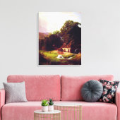 Bierstadt Albert The Old Mill Canvas Afdruk (Insitu (Woonkamer))