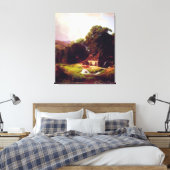 Bierstadt Albert The Old Mill Canvas Afdruk (Insitu (Slaapkamer))