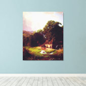 Bierstadt Albert The Old Mill Canvas Afdruk (Insitu (Houten vloer))