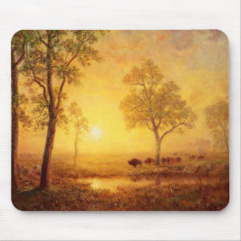 Bierstadt Albert Zonsondergang op de berg Muismat