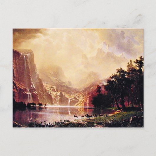 Bierstadt - Bierstadt, een van de gebergten in Sie Briefkaart (Voorkant)