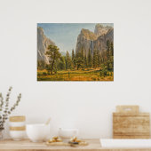 Bierstadt Bridal Veil Falls, Yosemite Valley Poster (Keuken)