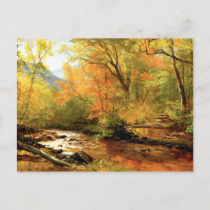 Bierstadt - Brook in Bossen Briefkaart