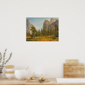 Bierstadt - Bruids sluier waterval Yosemite Valley Poster (Keuken)