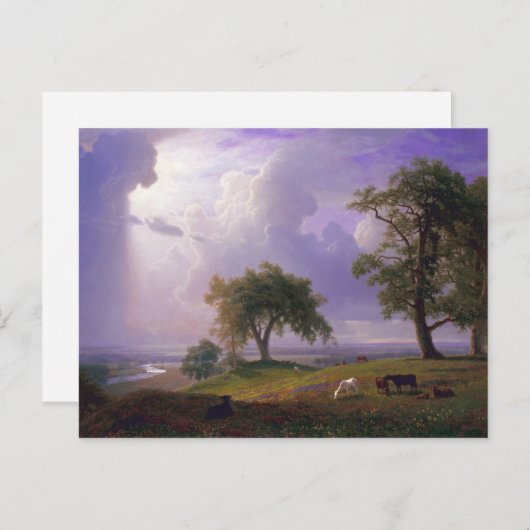 Bierstadt California Spring Painting Briefkaart (Voorkant / Achterkant)