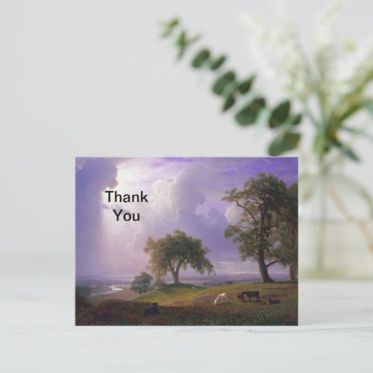 Bierstadt California Spring Schilderij Bedankt Briefkaart (Staand voorkant)