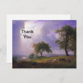 Bierstadt California Spring Schilderij Dank U Briefkaart (Voorkant / Achterkant)