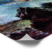 Bierstadt - De Shore of the Turquoise Zee Poster (Hoek)