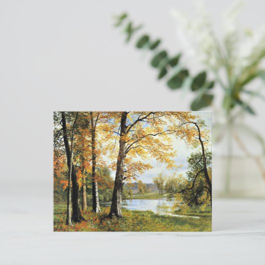 Bierstadt - Een rustig meer Briefkaart (Staand voorkant)