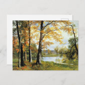 Bierstadt - Een rustig meer Briefkaart (Voorkant / Achterkant)