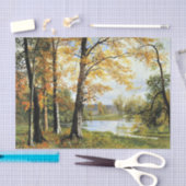 Bierstadt - Een rustig meer Tissuepapier (Craft)