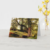 Bierstadt - Een spoor door de bomen Kaart (Gele Bloem)