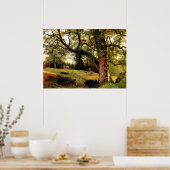 Bierstadt - Een spoor door de bomen Poster (Keuken)